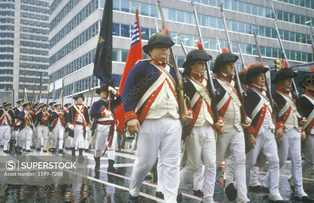 Marchers in Bicentennial Parade, Philadelphia, Pennsylvania