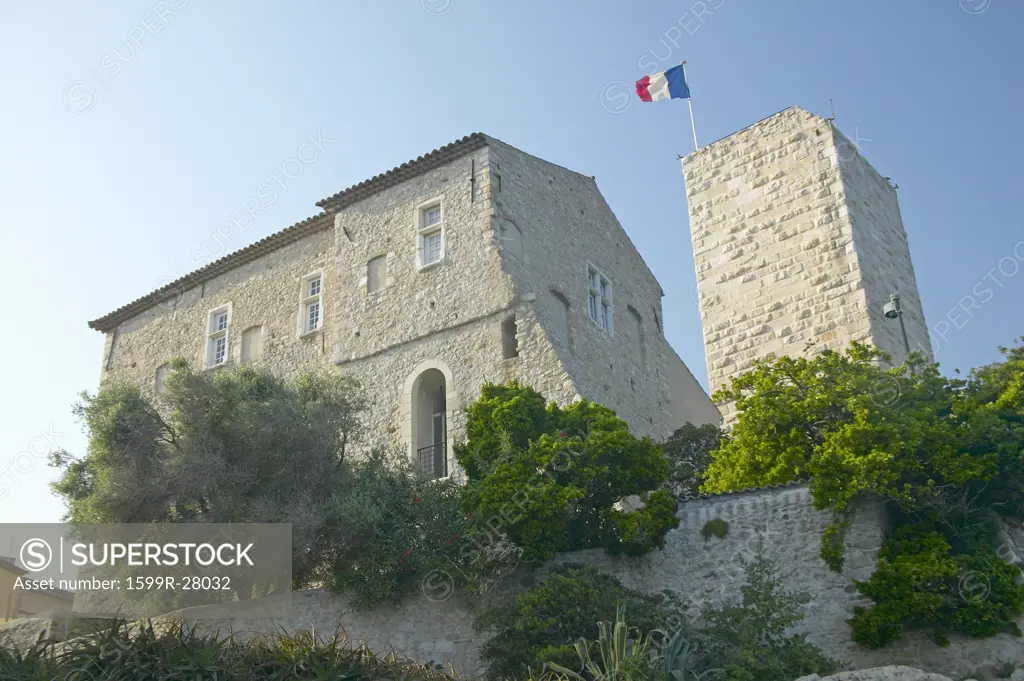 Antibes castle, from 17th century, Antibes, France