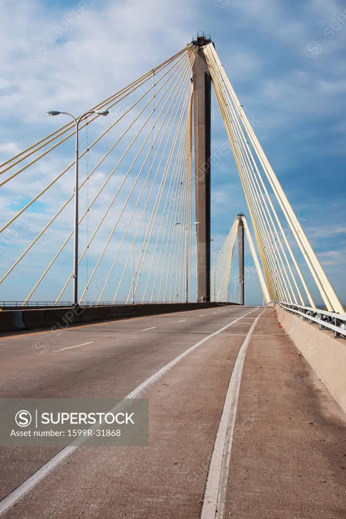 The Clark Bridge, also known as Cook Bridge, at Alton, Illinois, a Cable bridge carries U.S. Route 67 over the Mississippi River and was completed in 1994. It cost $85 million and was named after William Clark of Lewis and Clark, connects West, Alton, Il. To Missouri