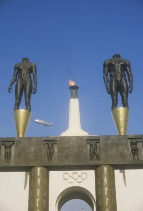 Entrance to Los Angeles Memorial Coliseum, Los Angeles, California