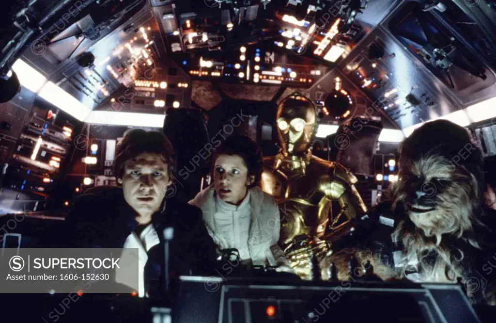 Harrison Ford, Carrie Fisher, Anthony Daniels, Peter Mayhew / Star Wars - The Empire Strikes Back 1980 directed by Irvin Kershner