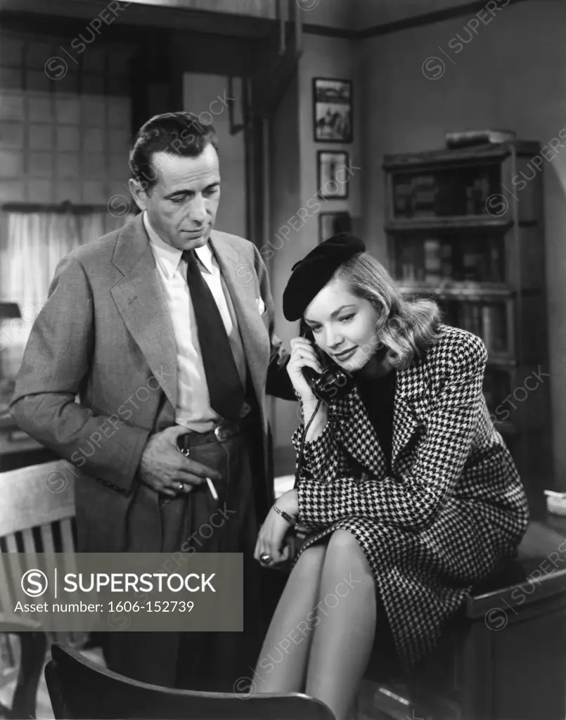 Humphrey Bogart, Lauren Bacall / The Big Sleep 1946 directed by Howard Hawks