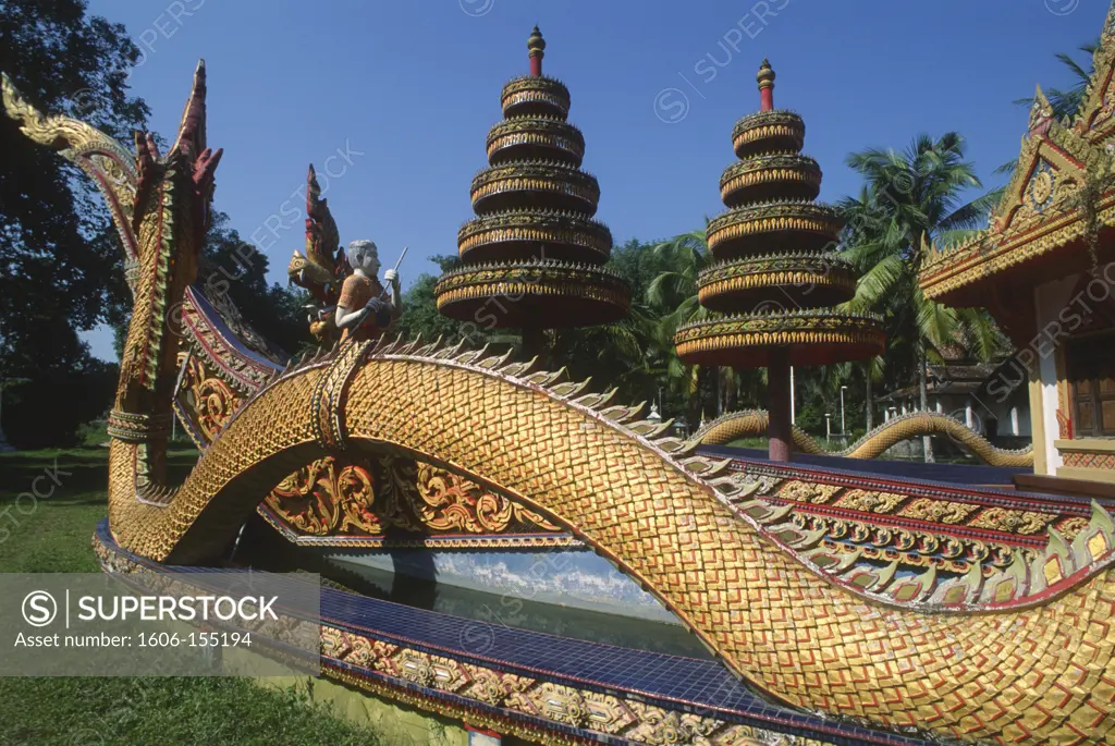 Malaysia, Kelantan, Kota Bharu, Wat Mai Suwankiri, thai buddhist temple,