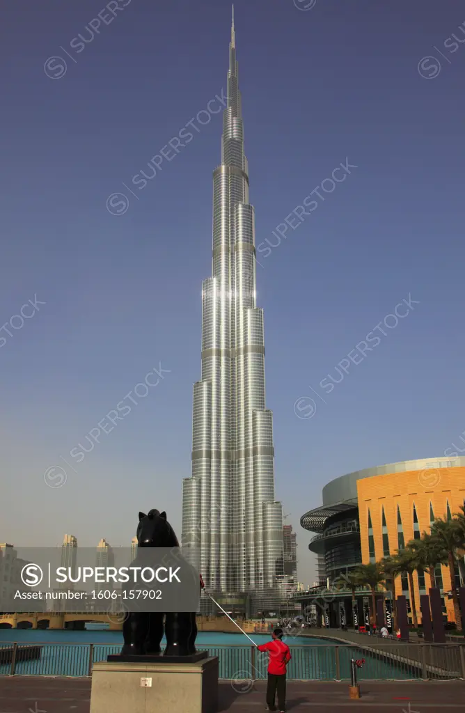 United Arab Emirates, Dubai, Burj Khalifa; world's tallest building;