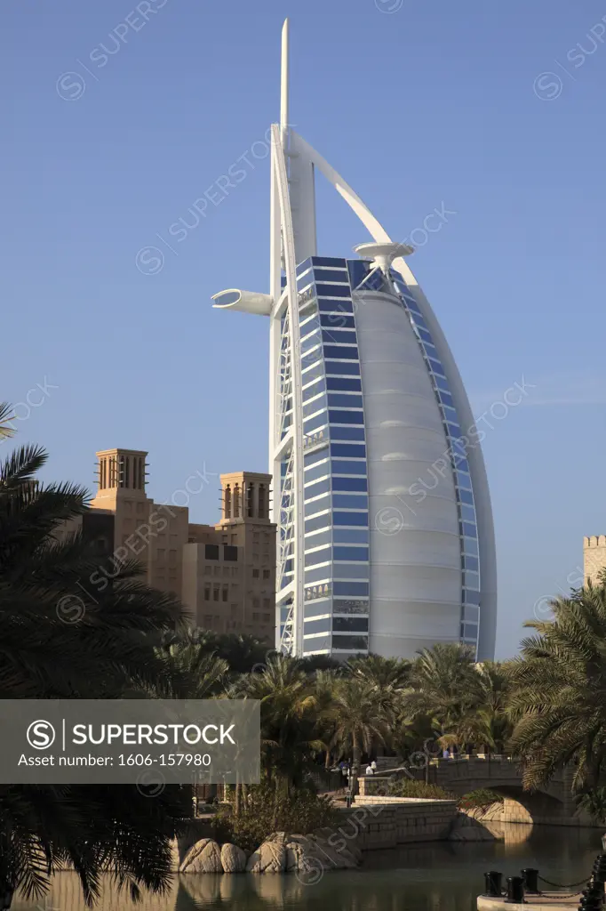 United Arab Emirates, Dubai, Burj Al Arab, Madinat Jumeirah,