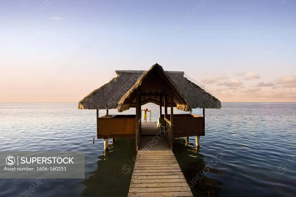 Tahiti-May 2009 Moorea Island (Society islands) Pier