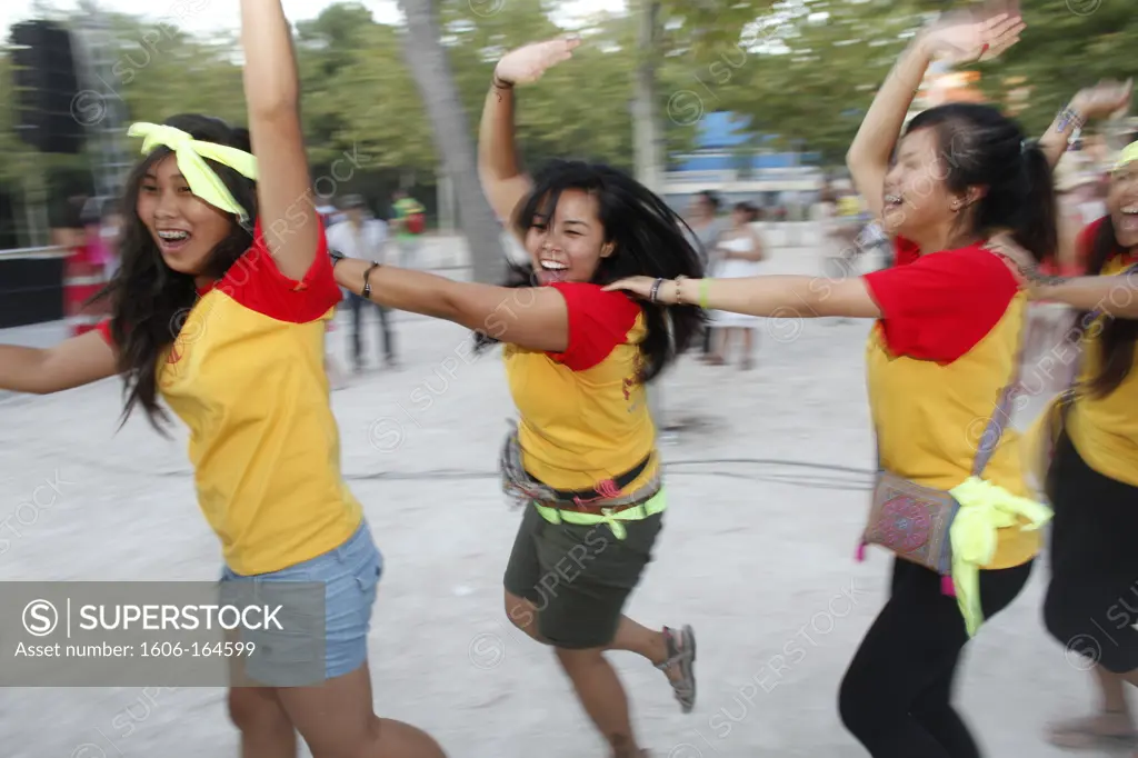 Vietnamese-American Youth at World Youth Day 2011 . Madrid. Spain.