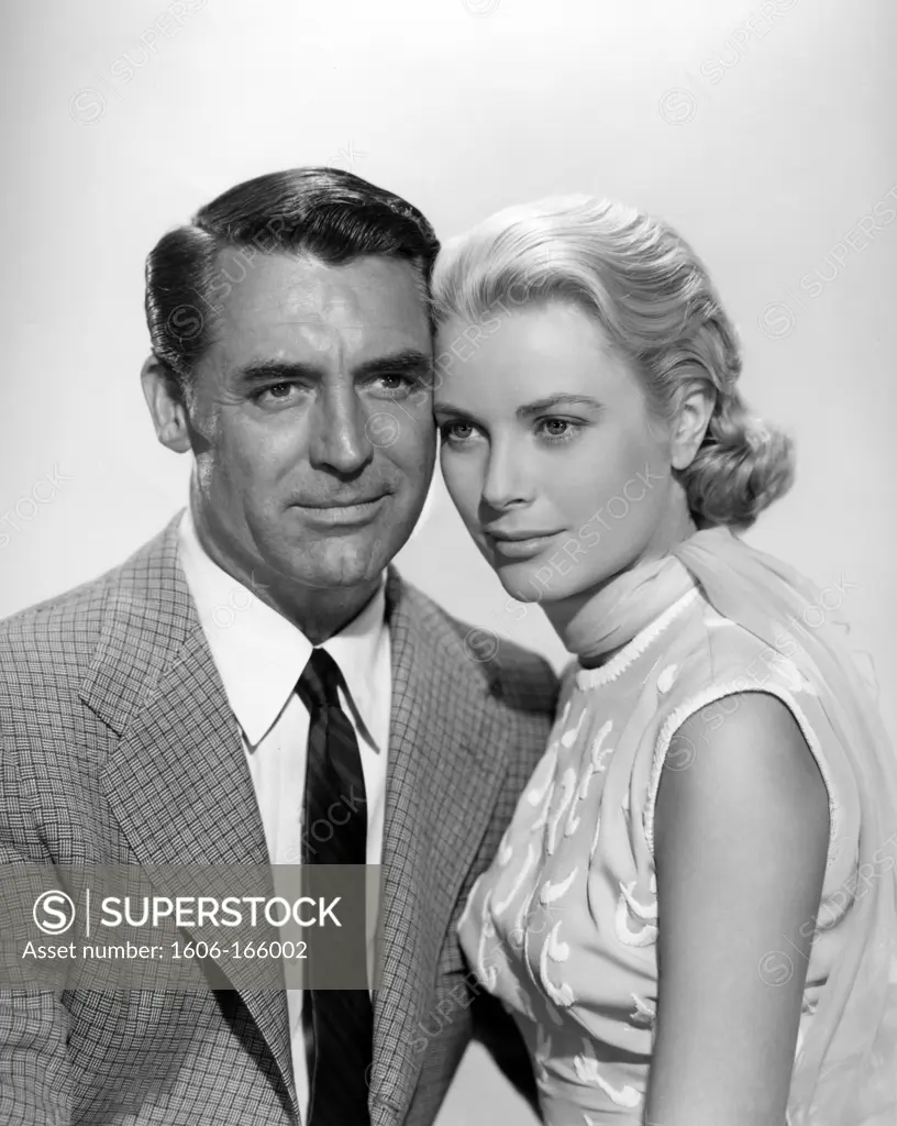 Cary Grant and Grace Kelly , To Catch a Thief , 1955 directed by Alfred Hitchcock Paramount Pictures