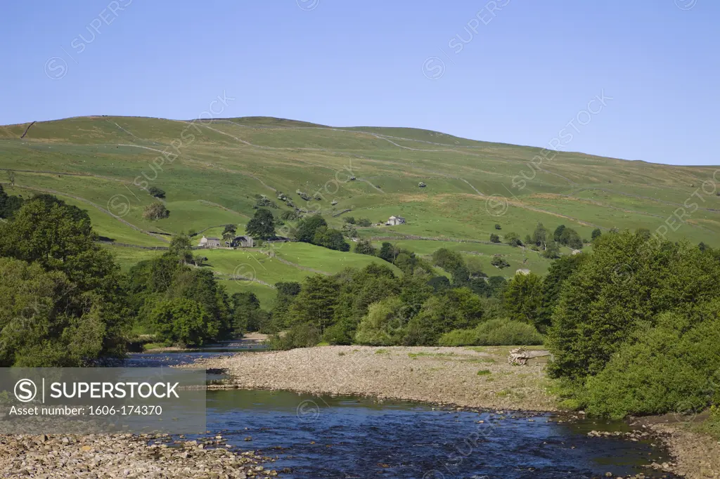 England,Yorkshire,Yorkshire Dales,Swaledale,River Swale