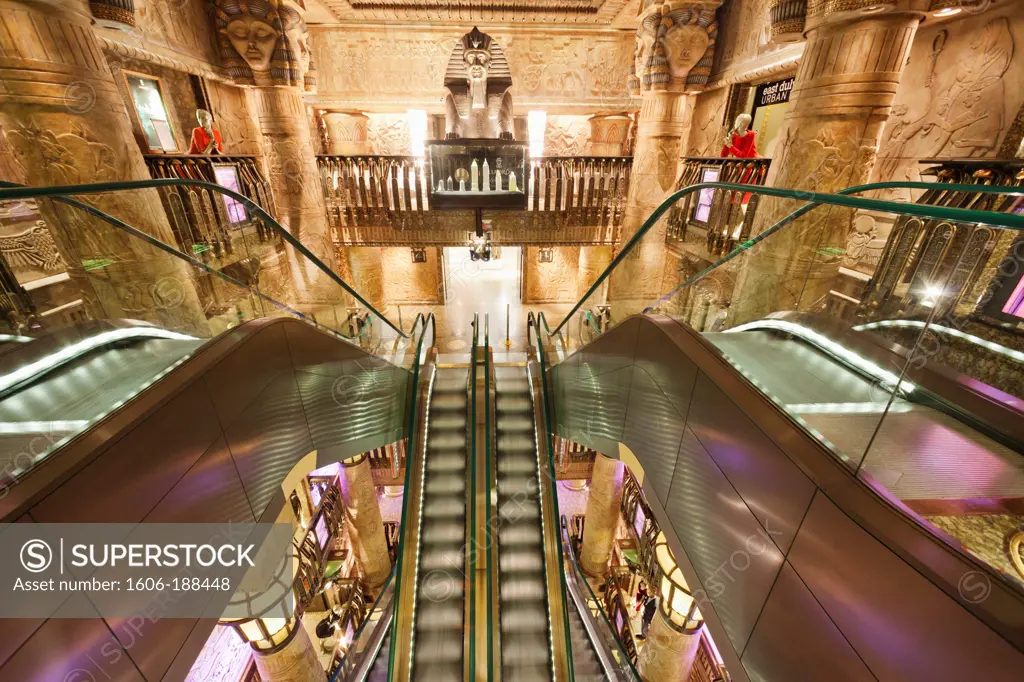 England,London,Knightsbridge,Harrods,The Egyptian Escalator