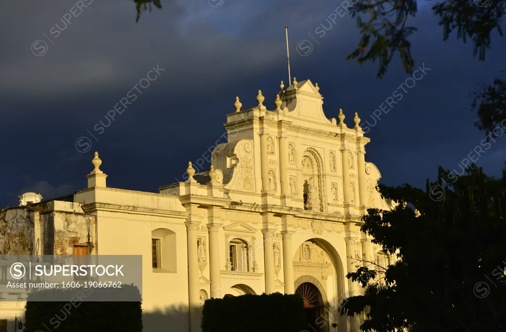 Santiago's Cathedral,  Antigua,  Guatemala, Central America.