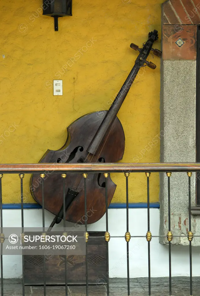 Guitar in Coban, Guatemala, Central America.