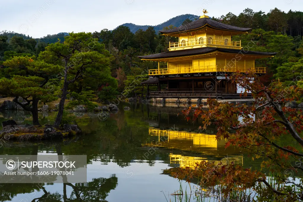 Kinkakuji, Golden Temple, Kyoto, Kansai, Honshu, Japan.