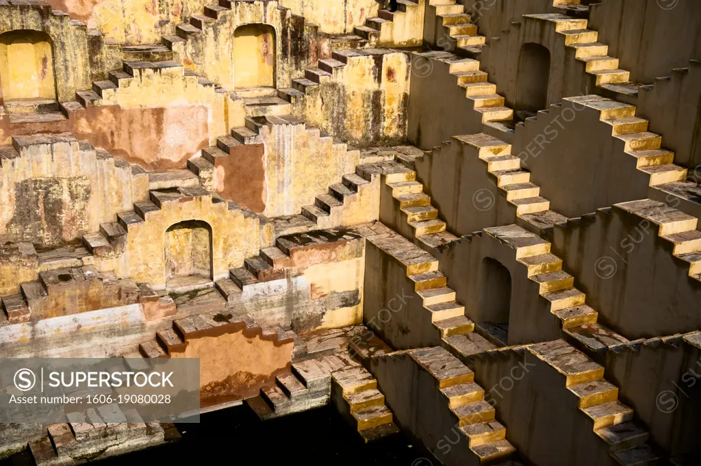 Remains of public place in a temple, Jaipur, India