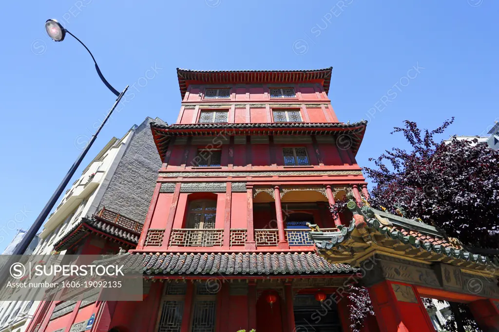 France, Paris. 8th district. Paris Pagoda.