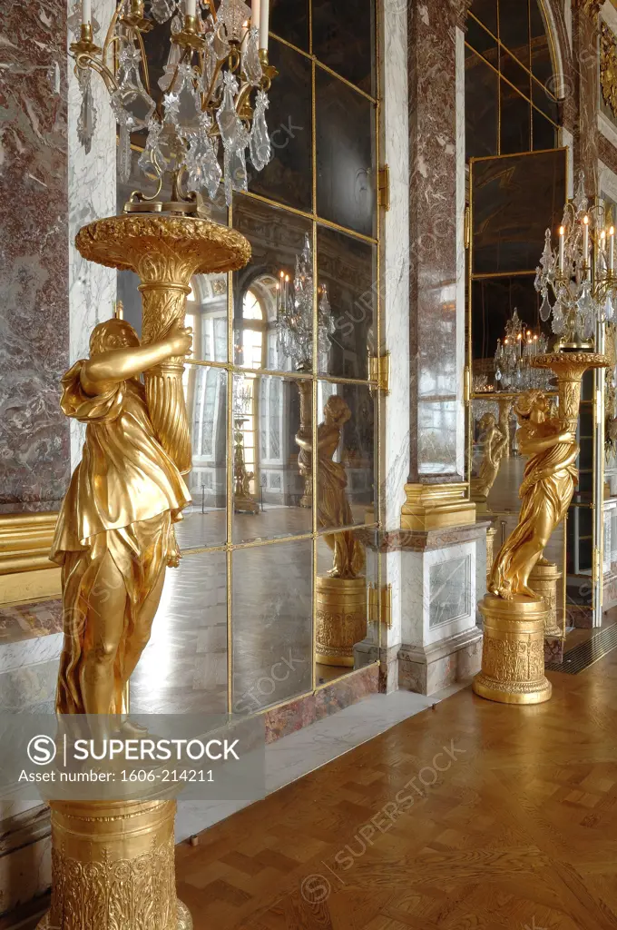 France, Versailles, Palace of Versailles, Hall of mirrors