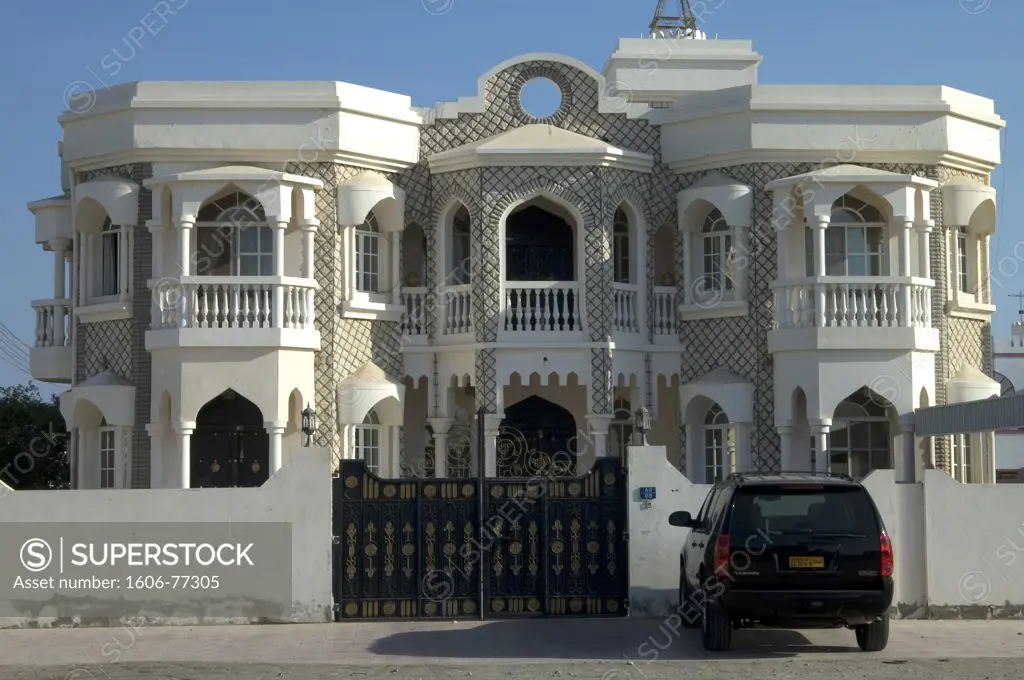 Sultanate of Oman, Seeb, white modern houses