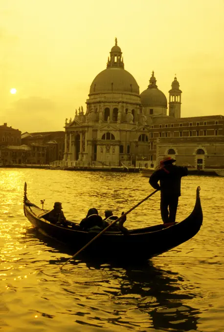 Italy, Venice, big canal, salvation Notre Dame, sunshine