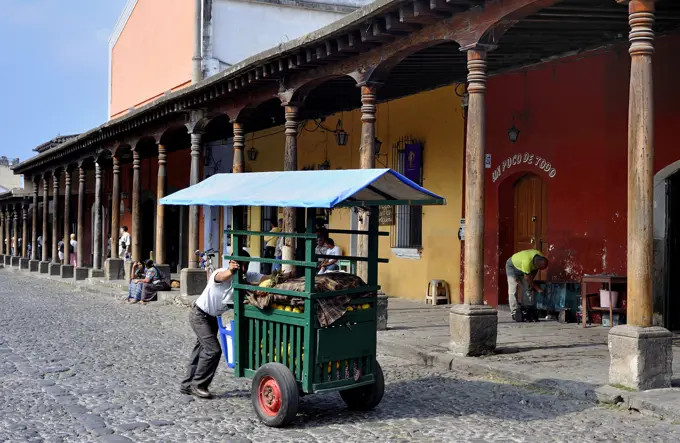 Guatemala, Antigua, Plaza Mayor