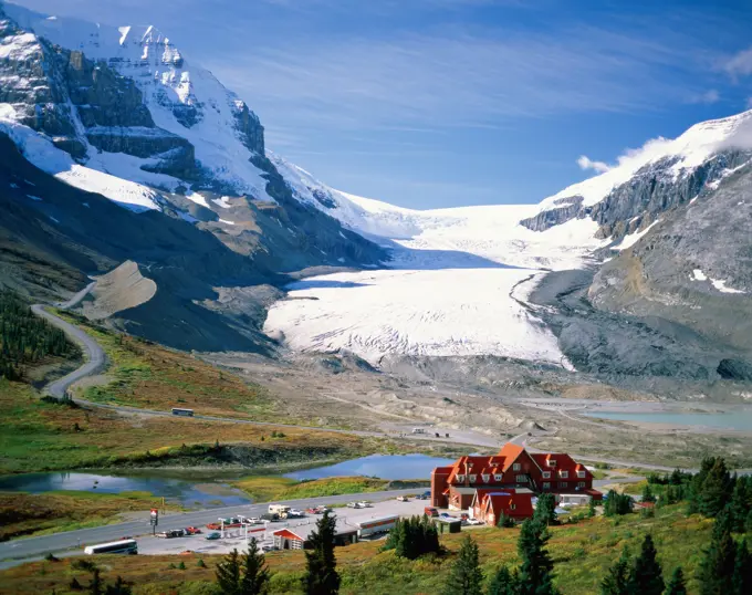 Canada, The Rockies / Alberta, Icefields Parkway, Icefields Parkway Drive / Athabasca Glacier
