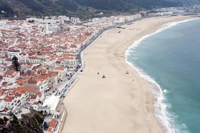 Portugal, Nazare, beach