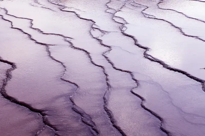 USA. Wyoming. Yellowstone Park. Midway Geyser Basin. Grand Prismatic Spring.