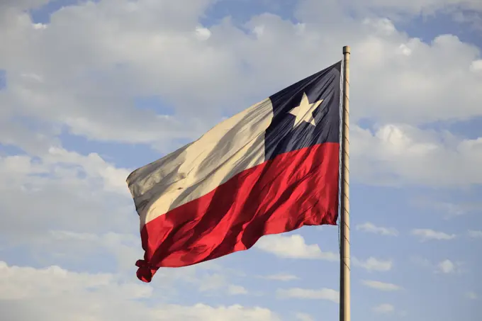 Chile, Santiago, national flag,