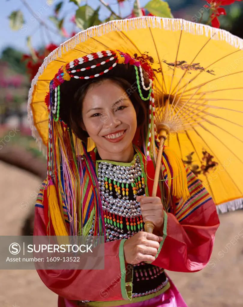 Hill Tribe People / Lisu Tribe Woman, Chiang Mai, Golden Triangle, Thailand