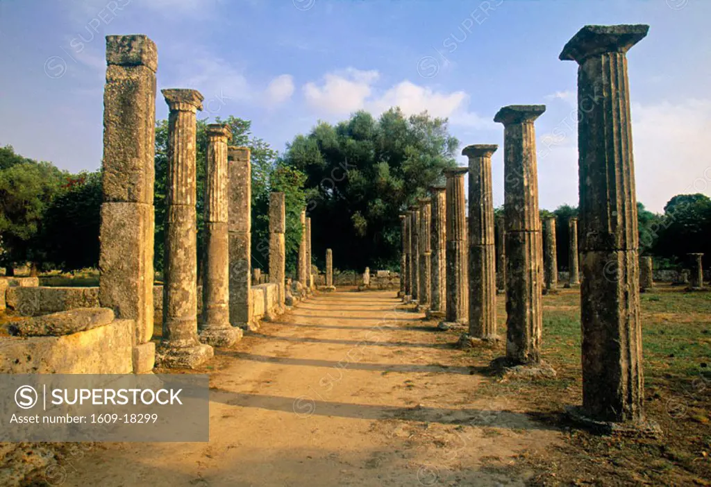 Palestra, Olympia, Peloponnese, Greece