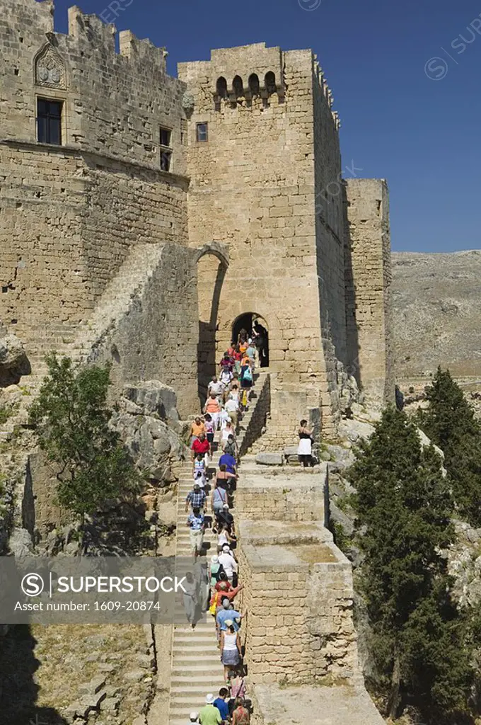 Acropolis of Lindos, Lindos, Rhodes, Greece