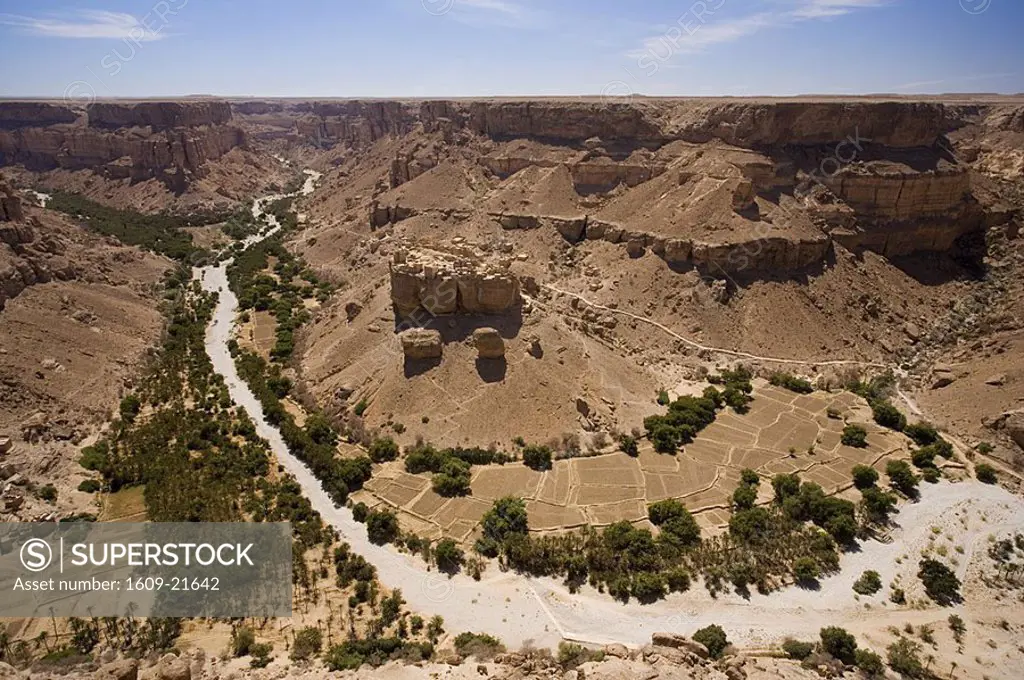 Canyon of Wadi Dawan , Yemen