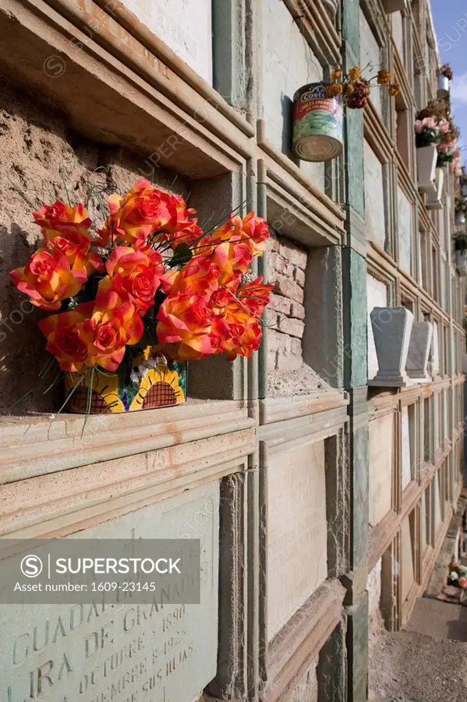 Mexico, Guanajuato State, Guanajuato, Municipal Cemetery, Columbarium