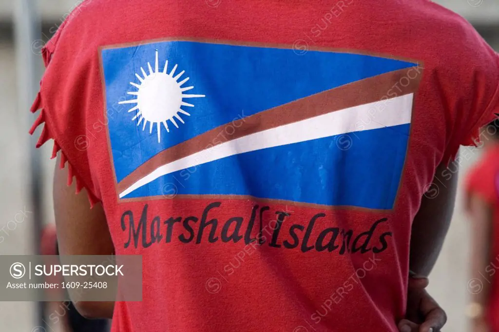 Red T_shirt, Jabor Village, Jaluit Atoll, Marshall Islands