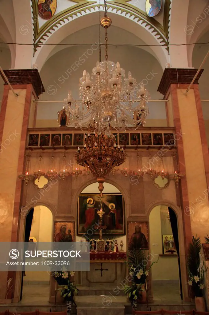 Israel, Lower Galilee, the Greek Catholic Synagoge Church in Nazareth