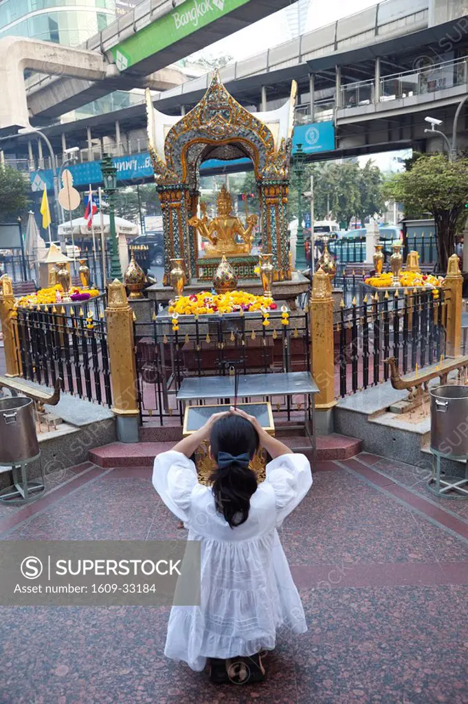 Thailand, Bangkok, Erawan Shrine