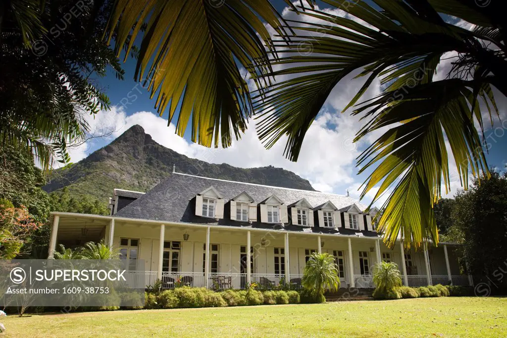 Mauritius, Central Mauritius, Eureka Creole Mansion built in the 1830s, exterior