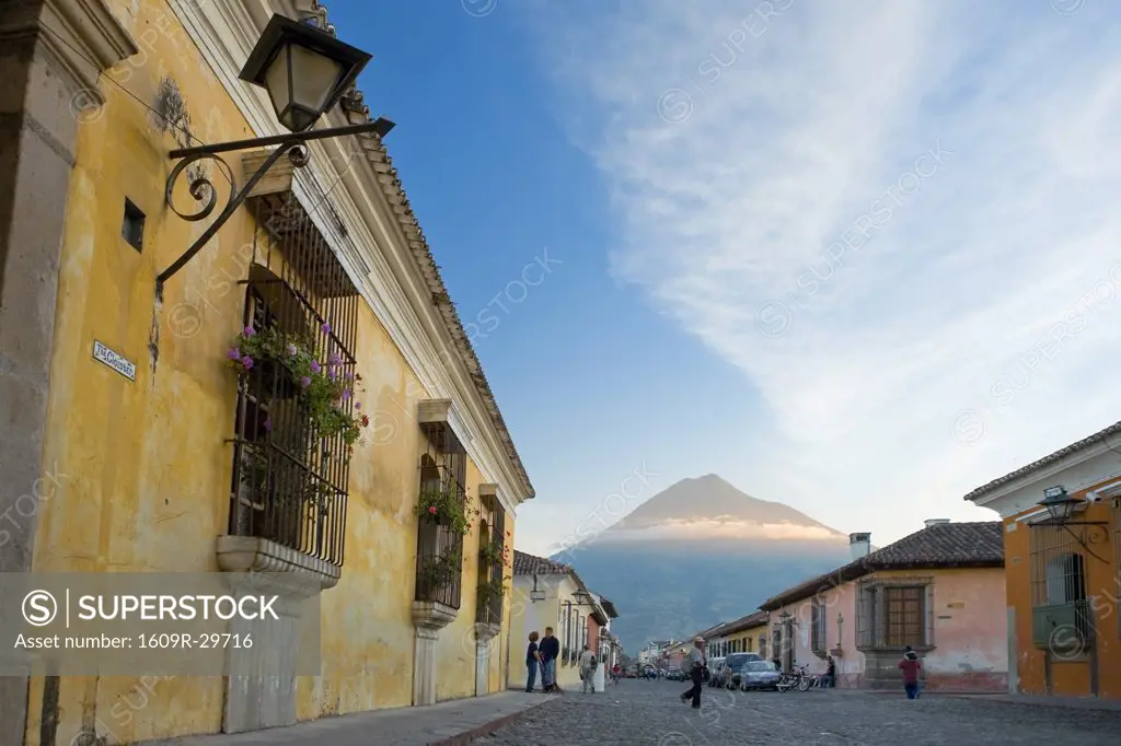 La Antigua Guatemala (Unesco site) and Vulcan de Agua, Guatemala