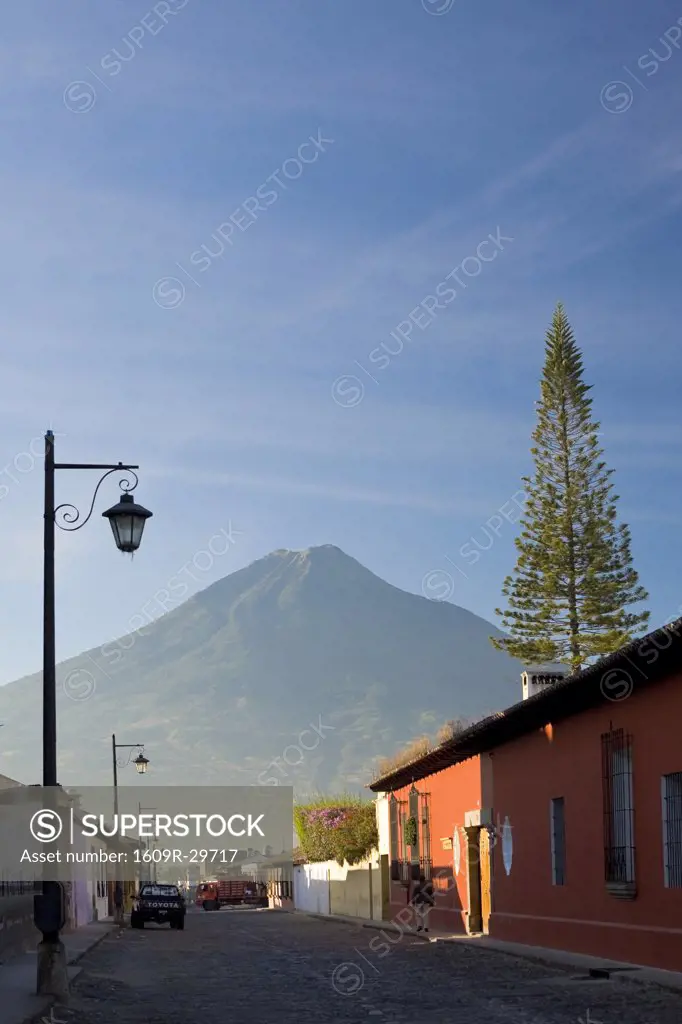 La Antigua Guatemala (Unesco site) and Vulcan de Agua, Guatemala