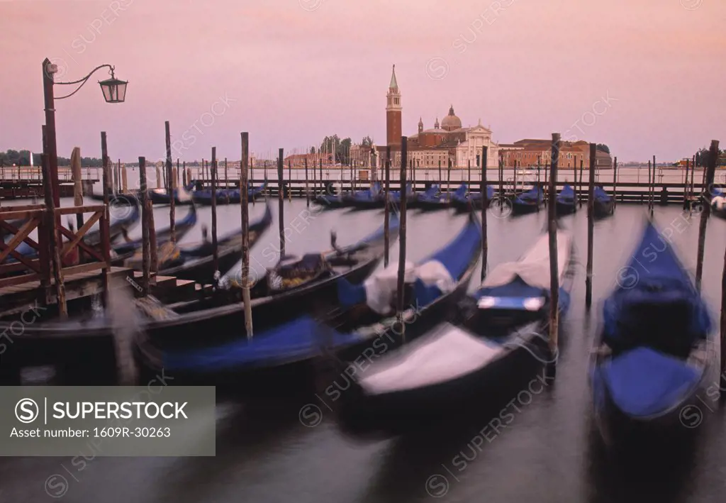 Gondolas, St. Mark's Square, Venice, Italy