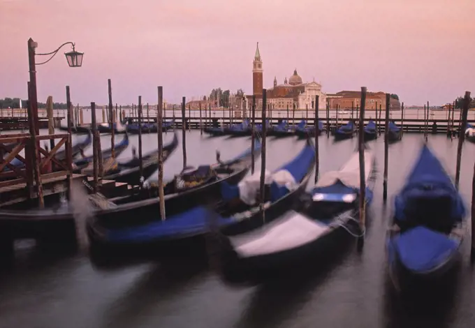 Gondolas, St. Mark's Square, Venice, Italy