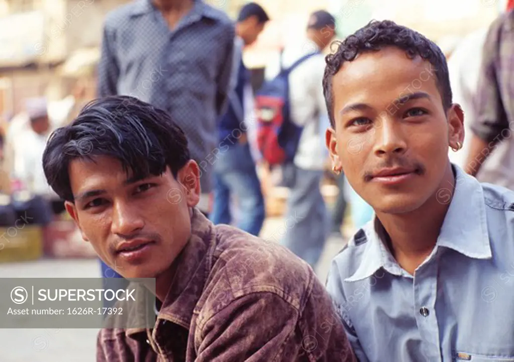 Young Nepalese Men on Street, Kathmandu