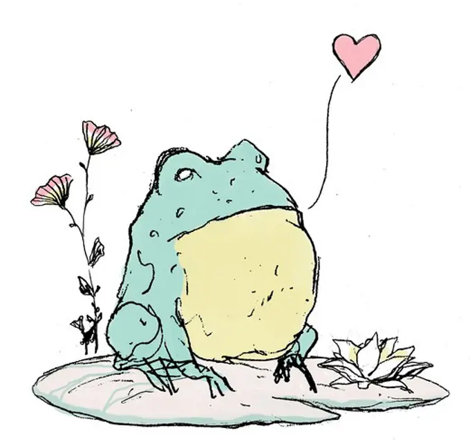 Valentine Frog