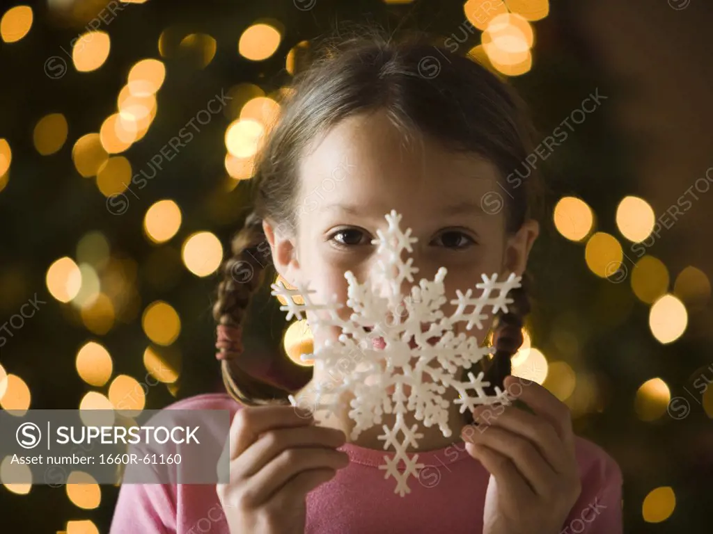 girl at christmas