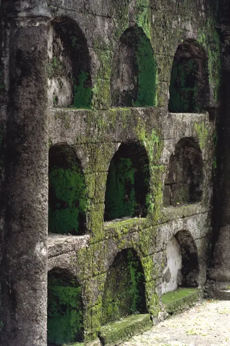 Arches in old building