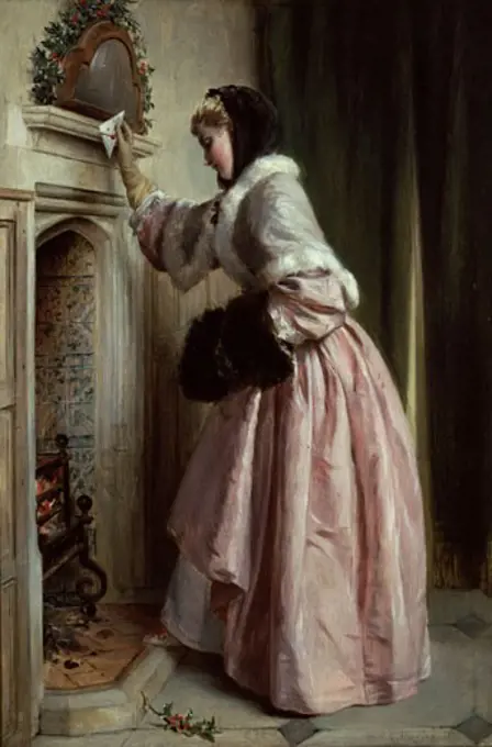 Madame Se Chauffe, 1871, John Callcott Horsley (1817-1903/British)