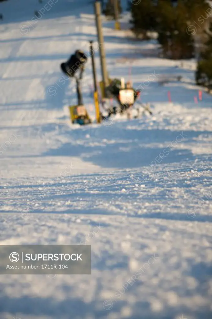 Close-up of snow, Heavenly Mountain, Lake Tahoe, California, USA