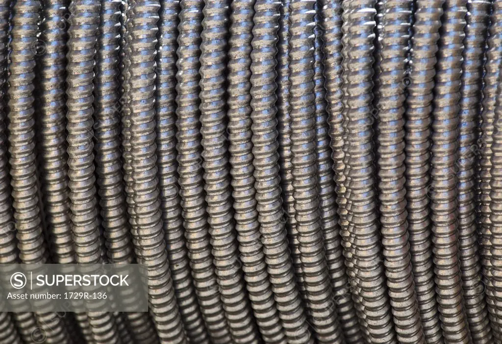 Close-up of metallic coil