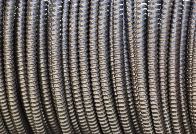 Close-up of metallic coil