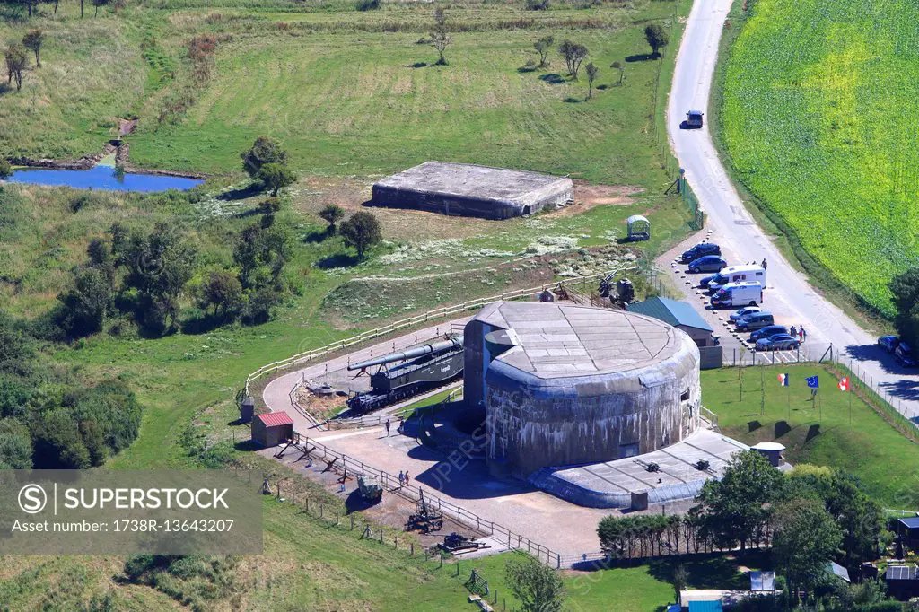 France, Northern France, Pas de Calais. Wissant Bay. Todt battery, Museum.