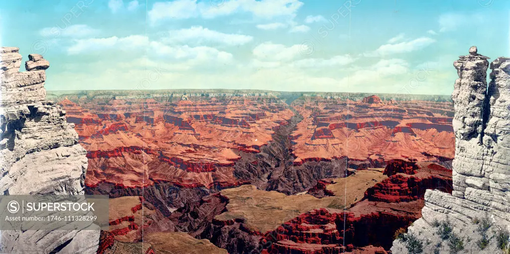 Grand Canyon of Arizona 1900, By William Henry Jackson 1843-1942, photographer.